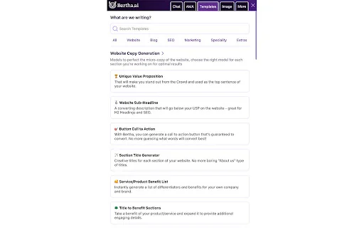 BERTHA AI, co-pilot for Chrome. 封面图 3