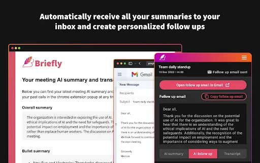 Briefly: AI meeting summary & email follow up 封面图 2
