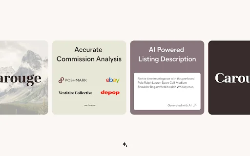 Carouge | Streamline reselling: save, create, and cross-list in seconds. 封面图 3