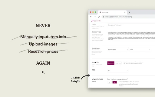 Carouge | Streamline reselling: save, create, and cross-list in seconds. 封面图 5