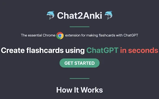Chat2Anki product preview