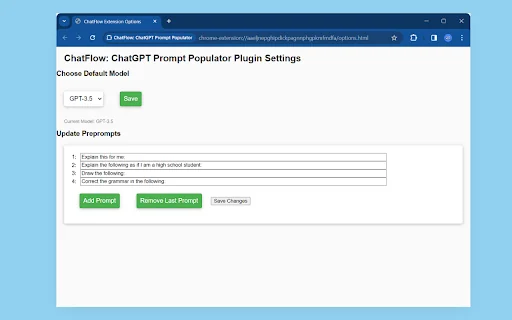 ChatFlow: ChatGPT Prompt Populator 封面图 2