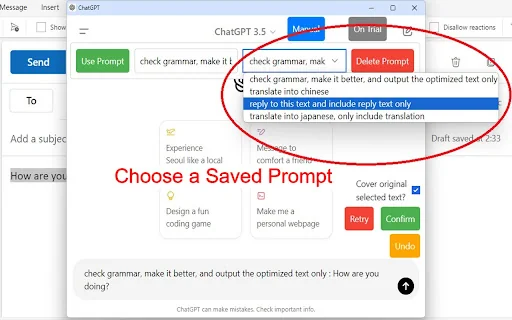 ChatGPT Text Assistant: Rewrite, Reply & Translate 封面图 4