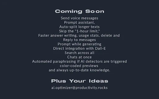 ChatGPT Optimizer - Boost Your AI Workflow 封面图 5