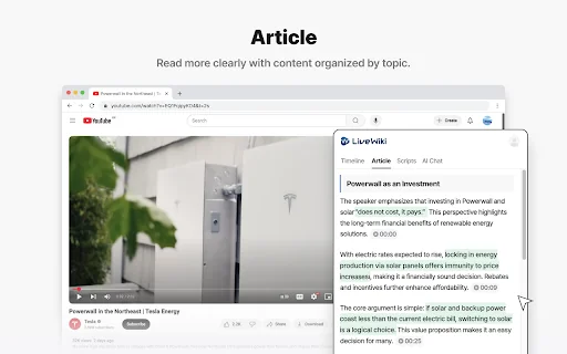 LiveWiki: YouTube Summarizer 封面图 4