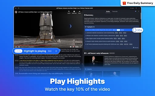 Coursnap - Summarizer for Long YouTube Videos 封面图 2