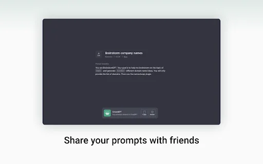 CrowdGPT - ChatGPT prompt sharing 封面图 3