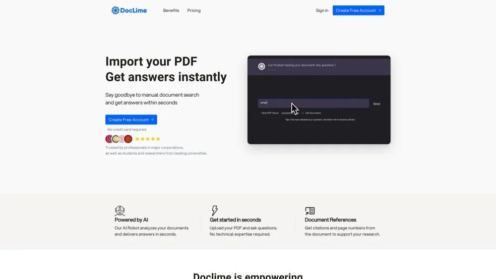 Doclime product preview