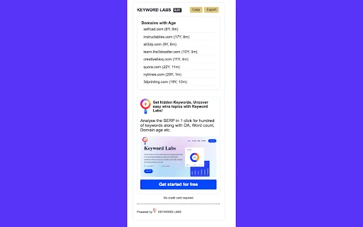 Domain Age Checker Google SERP - Semantic Pen 封面图 2