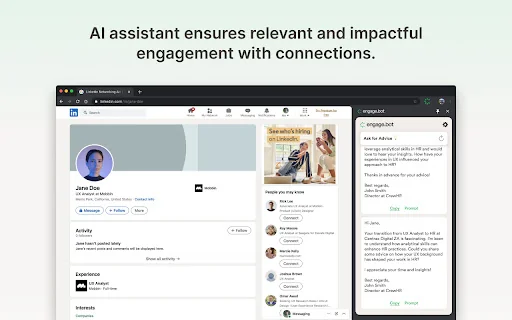 Engage.Bot - LinkedIn Messaging AI Assistant 封面图 4