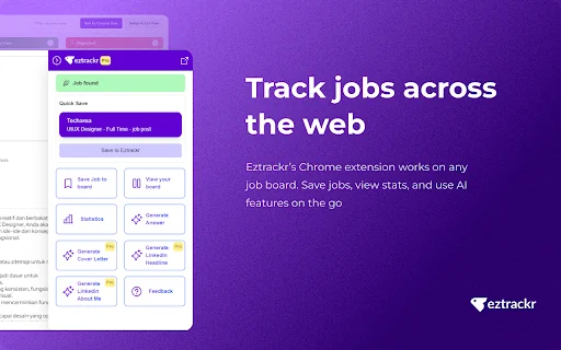 Eztrackr - Supercharge your job hunt 封面图 5