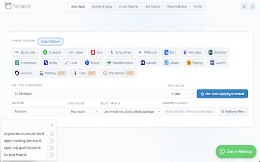FastApply - Free AI Automated Job Application Copilot 封面图 2