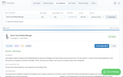 FastApply - Free AI Automated Job Application Copilot 封面图 4