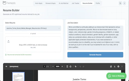 FastApply - Free AI Automated Job Application Copilot 封面图 5