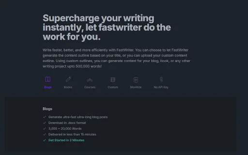 fastwriter.io Content Assistant 封面图 2