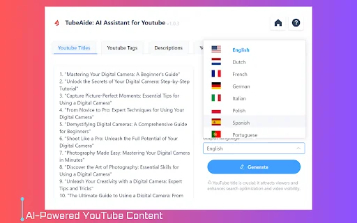 Free Ai Youtube Video Title Generator 封面图 2