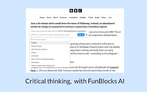 FunBlocks – Your All-in-One AI assistant | Sidebar | Monica 封面图 3