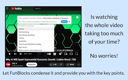 FunBlocks – Your All-in-One AI assistant | Sidebar | Monica 封面图 4