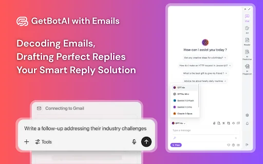 GetbotAI: Chat with all AI: Gemini, GPT-5, Claude, Veo, DeepSeek & More 封面图 2