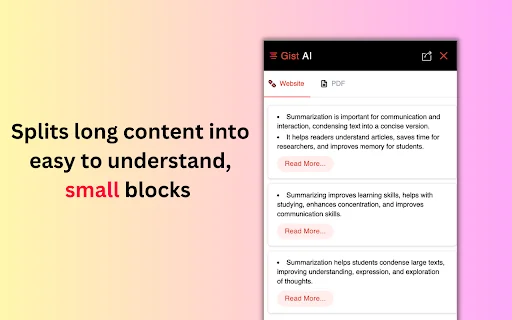 Gist AI: 用ChatGPT摘要Web、YouTube、PDF 封面图 5