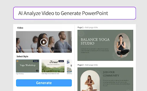 AI PowerPoint Maker - Text, Video, PDF, Web Page to PPT 封面图 3