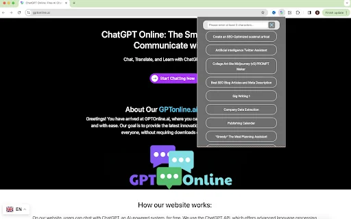 GPTOnline - Free ChatGPT Extension 封面图 2