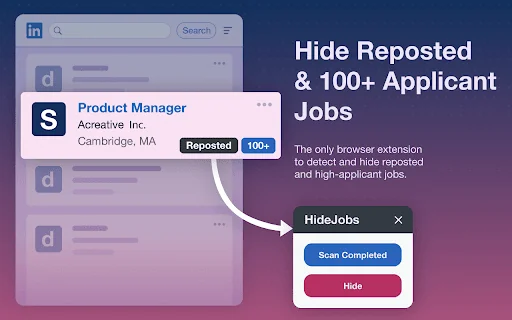 HideJobs：职位筛选器 | 求职跟踪与AI简历生成器 封面图 2
