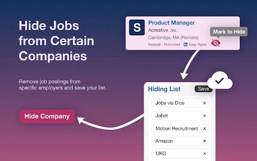 HideJobs：职位筛选器 | 求职跟踪与AI简历生成器 封面图 3