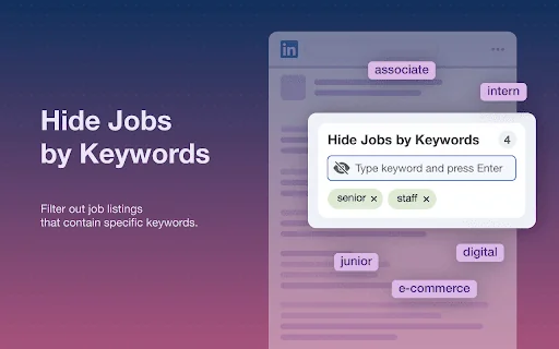 HideJobs：职位筛选器 | 求职跟踪与AI简历生成器 封面图 4