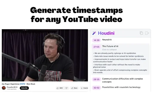 Houidini product preview