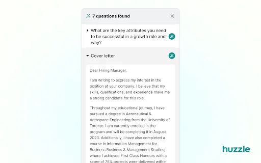 Huzzle Quick Apply - Apply to jobs in 1 click 封面图 3