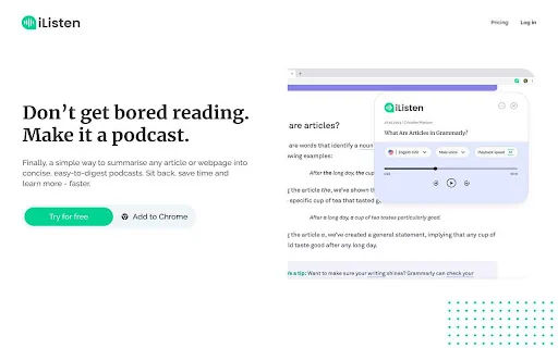 IListen AI product preview