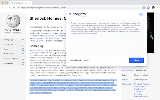 Integrito — Analyze Text, Check Plagiarism&AI 封面图 4