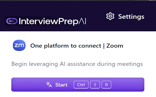 InterviewPrep AI - Meeting Copilot product preview