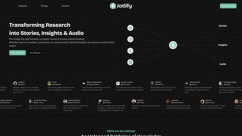 Jotlify product preview