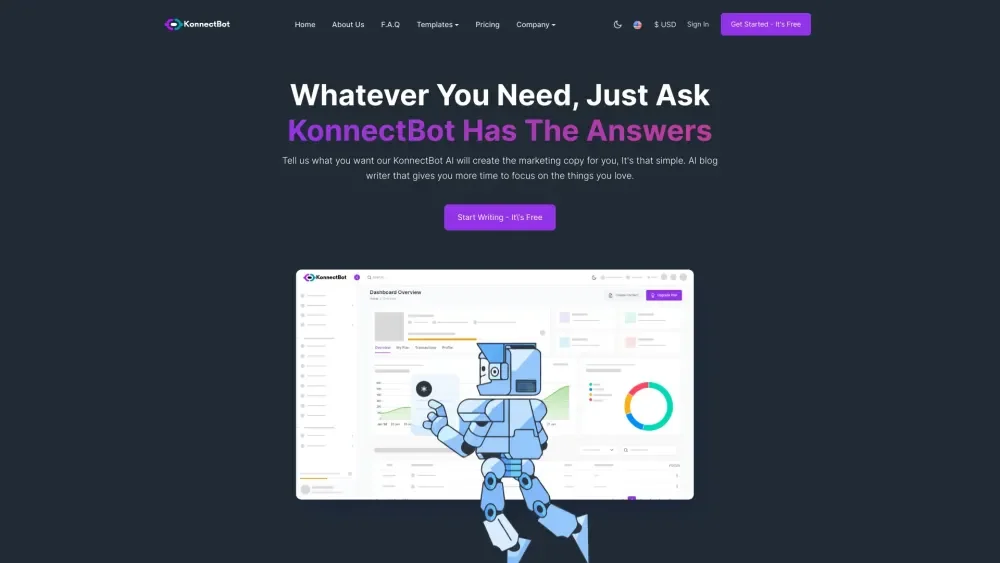 KonnectBot product preview