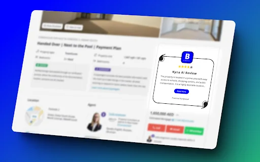 Kyna AI Reviewer – Smart Property Insights for Zillow & More product preview