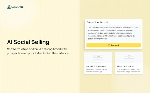 LeadLabs: Your AI Sales Companion 封面图 4