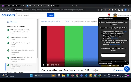 Lecture Summary: Youtube, Udemy And Coursera product preview