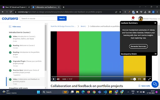 Lecture Summary: Youtube, Udemy And Coursera 封面图 2