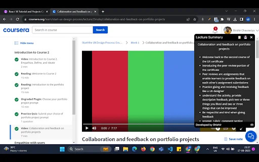 Lecture Summary: Youtube, Udemy And Coursera 封面图 5