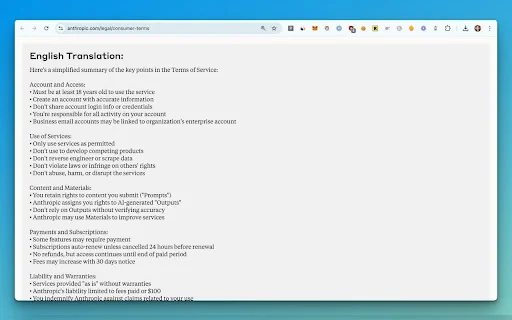 Legalese to English - Privacy Policy & ToS Simplifier 封面图 3