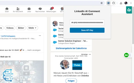 LinkedIn AI Comment Assistant product preview