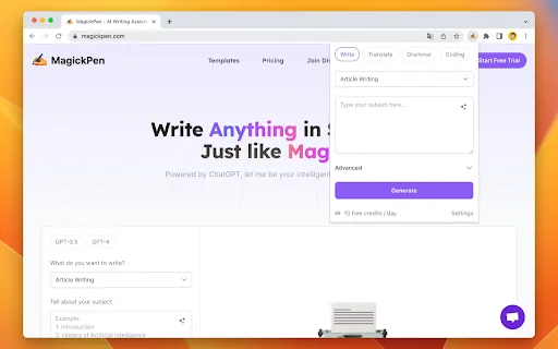 MagickPen - ChatGPT Writing Assistant 封面图 2
