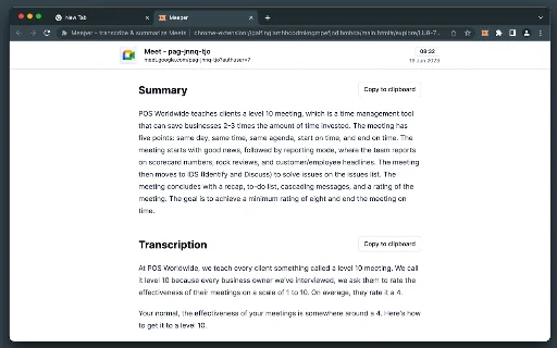 Meeper - transcribe & summarize Meets 封面图 2