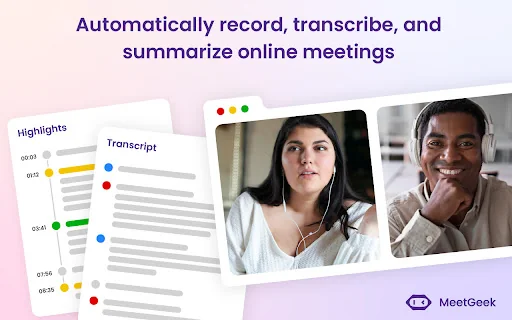 MeetGeek: AI Meeting Notes, Transcripts & Screen Recording 封面图 2