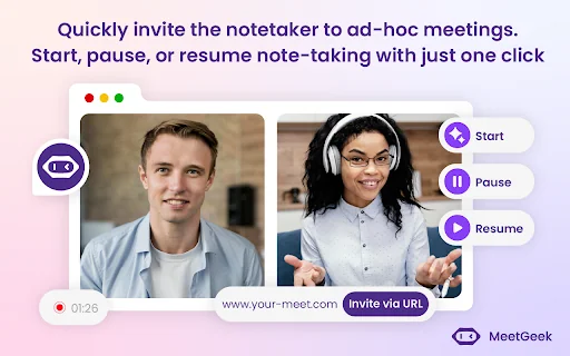MeetGeek: AI Meeting Notes, Transcripts & Screen Recording 封面图 3