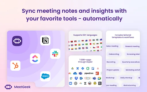 MeetGeek: AI Meeting Notes, Transcripts & Screen Recording 封面图 5