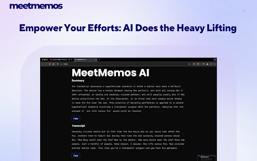 MeetMemos - Summarize Meetings, Audio & Video 封面图 3