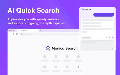 Monica Search - New Tab for AI Search 封面图 3